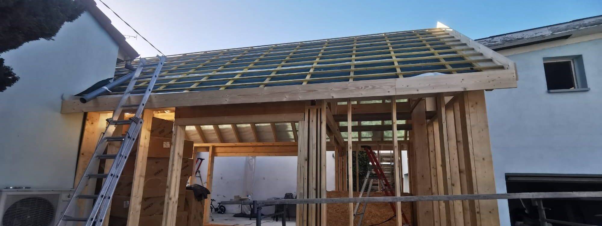 Construction et installation complète de vos extensions en bois sur les secteurs de Mulhouse et Colmar Rixheim